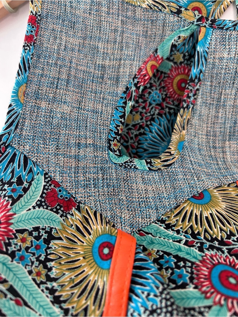 NUVULA Artsy Boho Colorful Lightweight Dress | Large - Picture 6 of 8